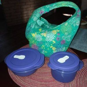 Tupperware Wildflower Lunch Set